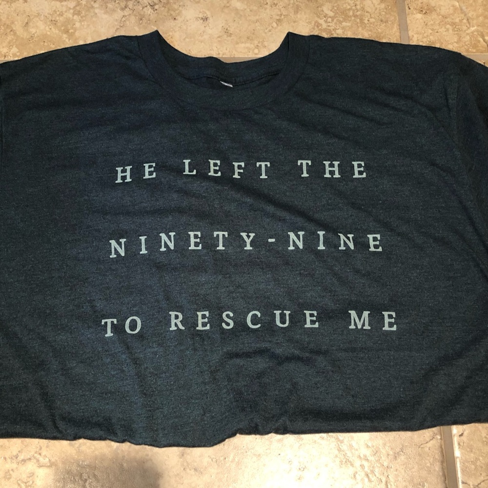 Teal t shirt